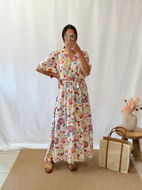 Robe longue motifs - Alida