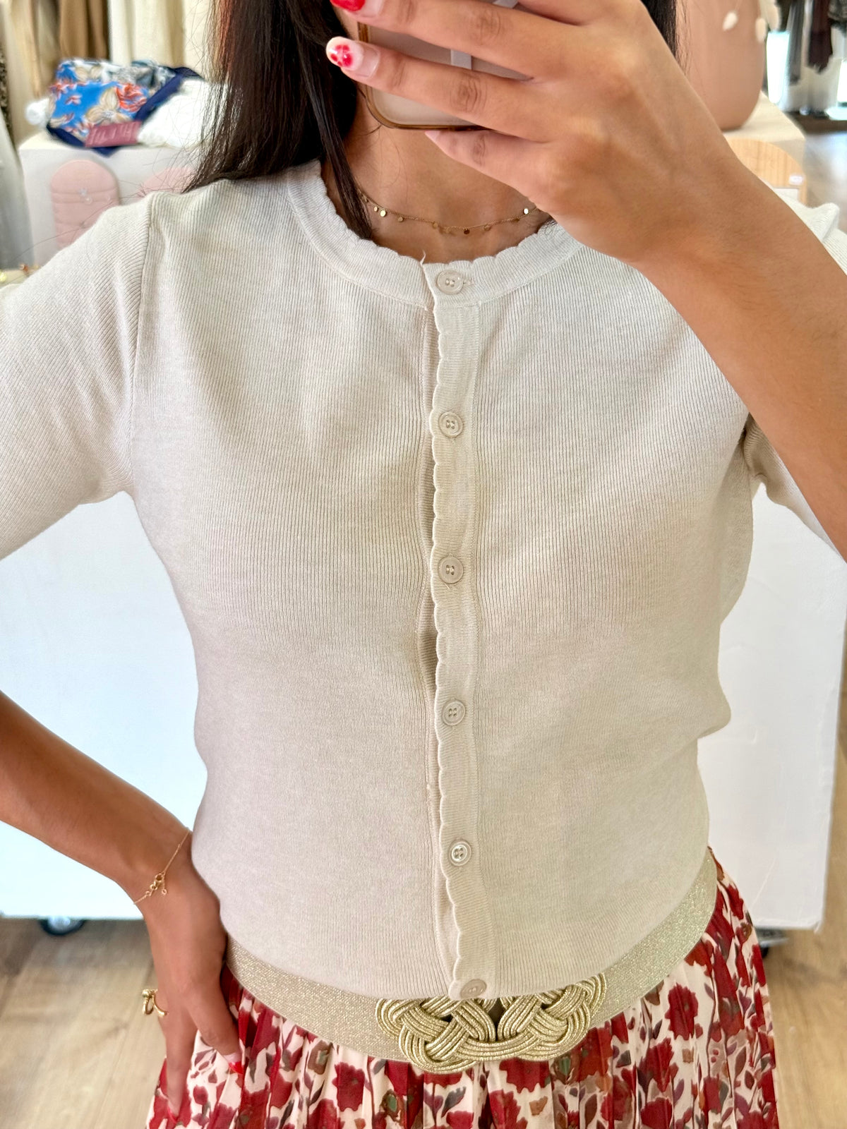 Haut beige - Astrid