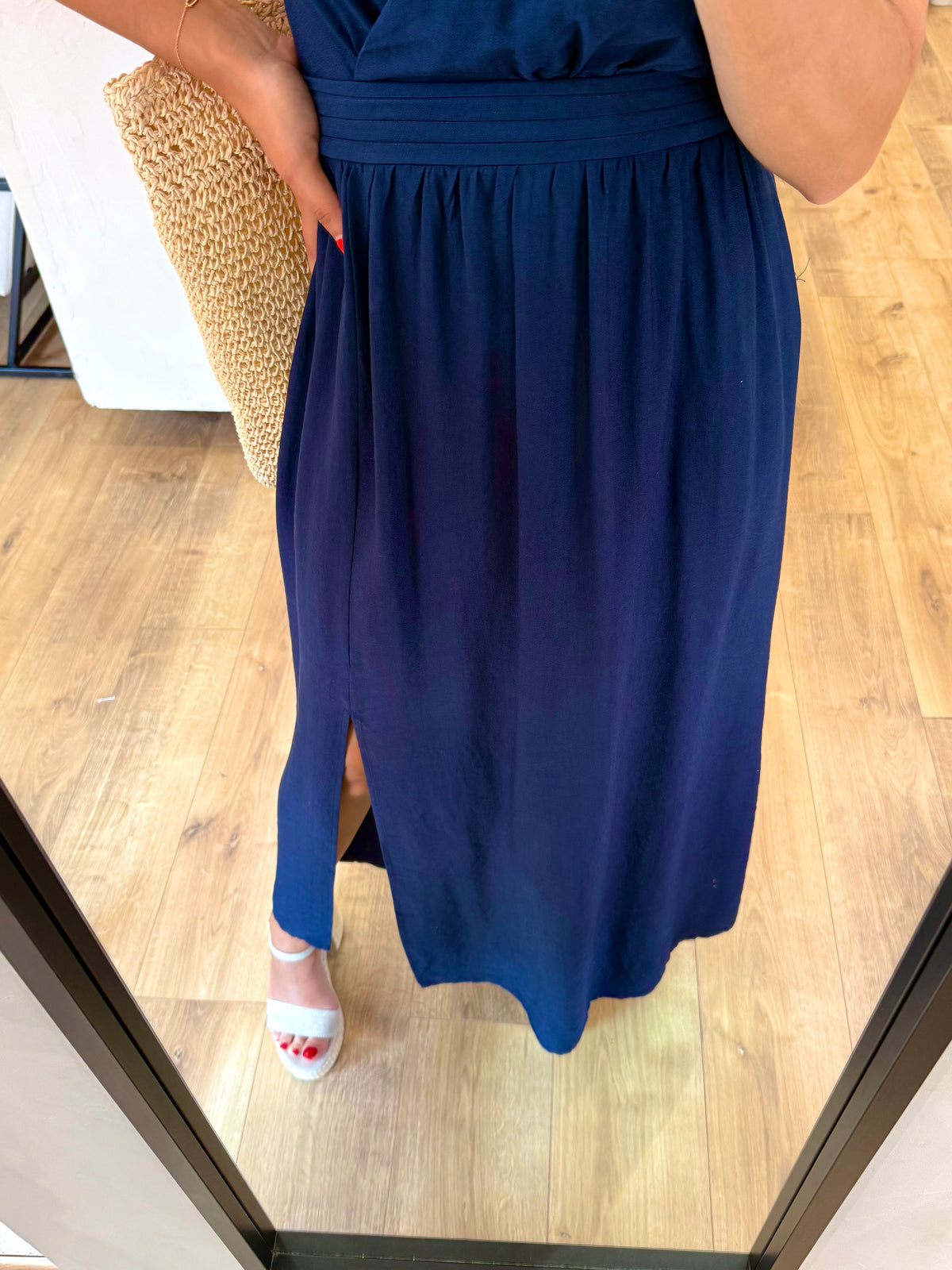 Robe longue marine - garan