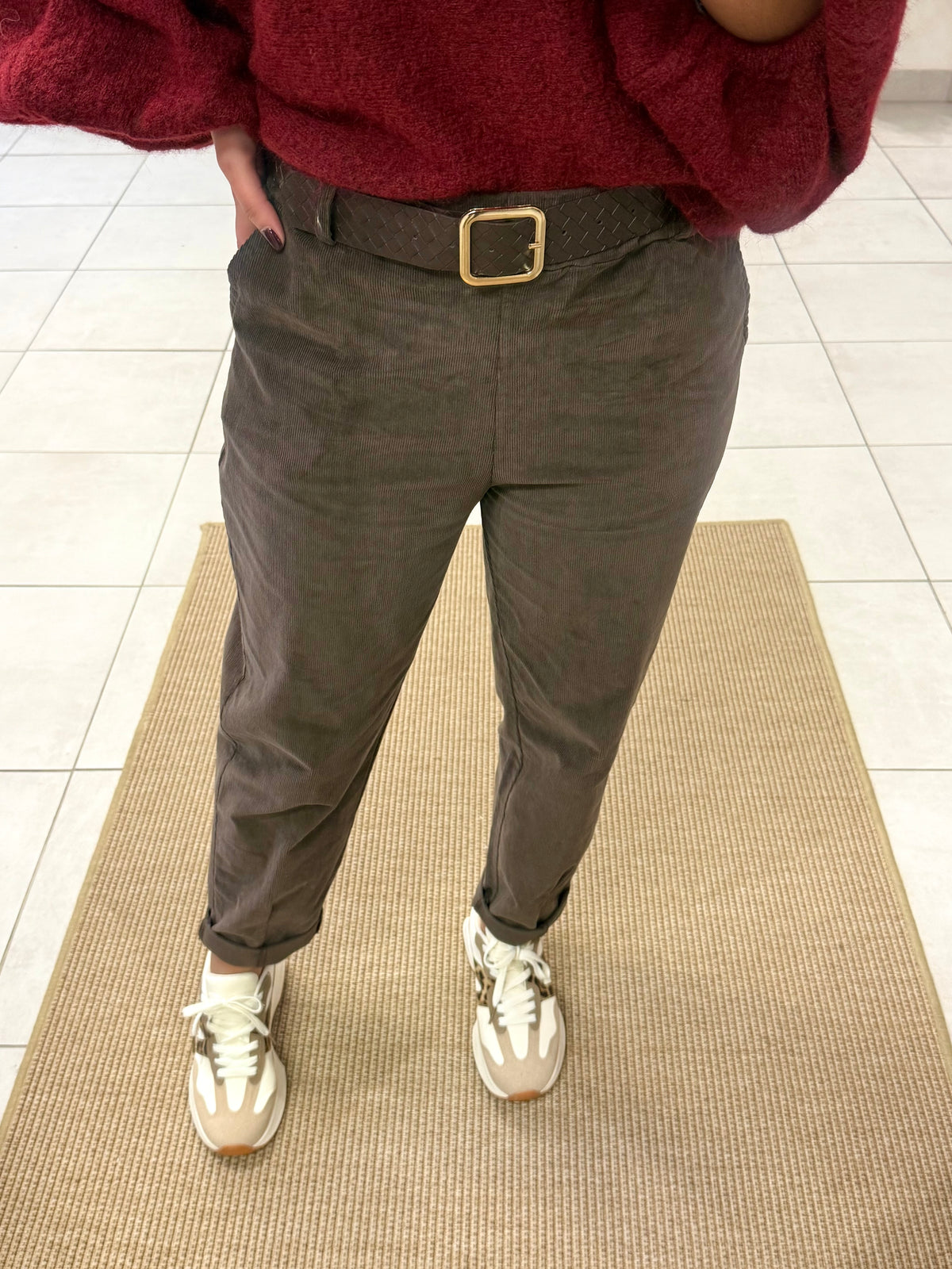 Pantalon velours choco - Chloé