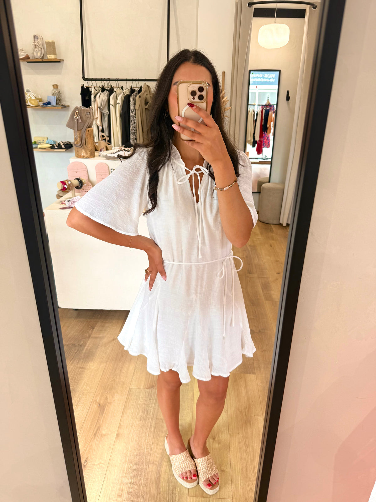 Robe Blanc - Lina