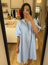 Robe bleu - rayure