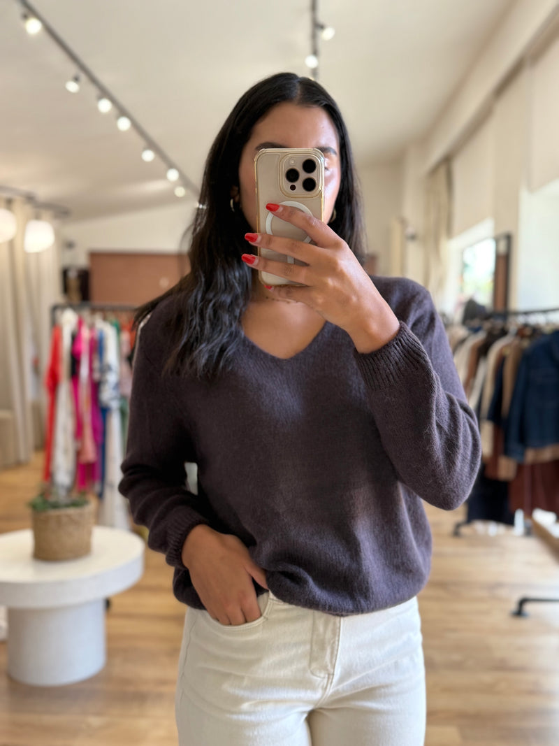 Pull marron - Nina