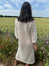 Robe crochet écru - Soleil