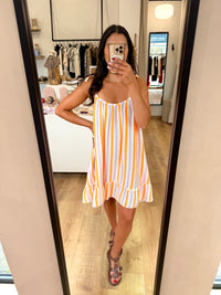 Robe gaze orange - Lila