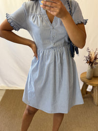 Robe courte bleu - Opia