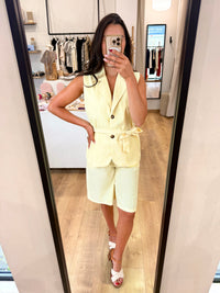 Ensemble Blazer Short Jaune - Margot