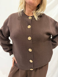 Gilet café foncé GT - Emy