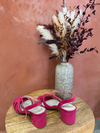 Sandales fushia