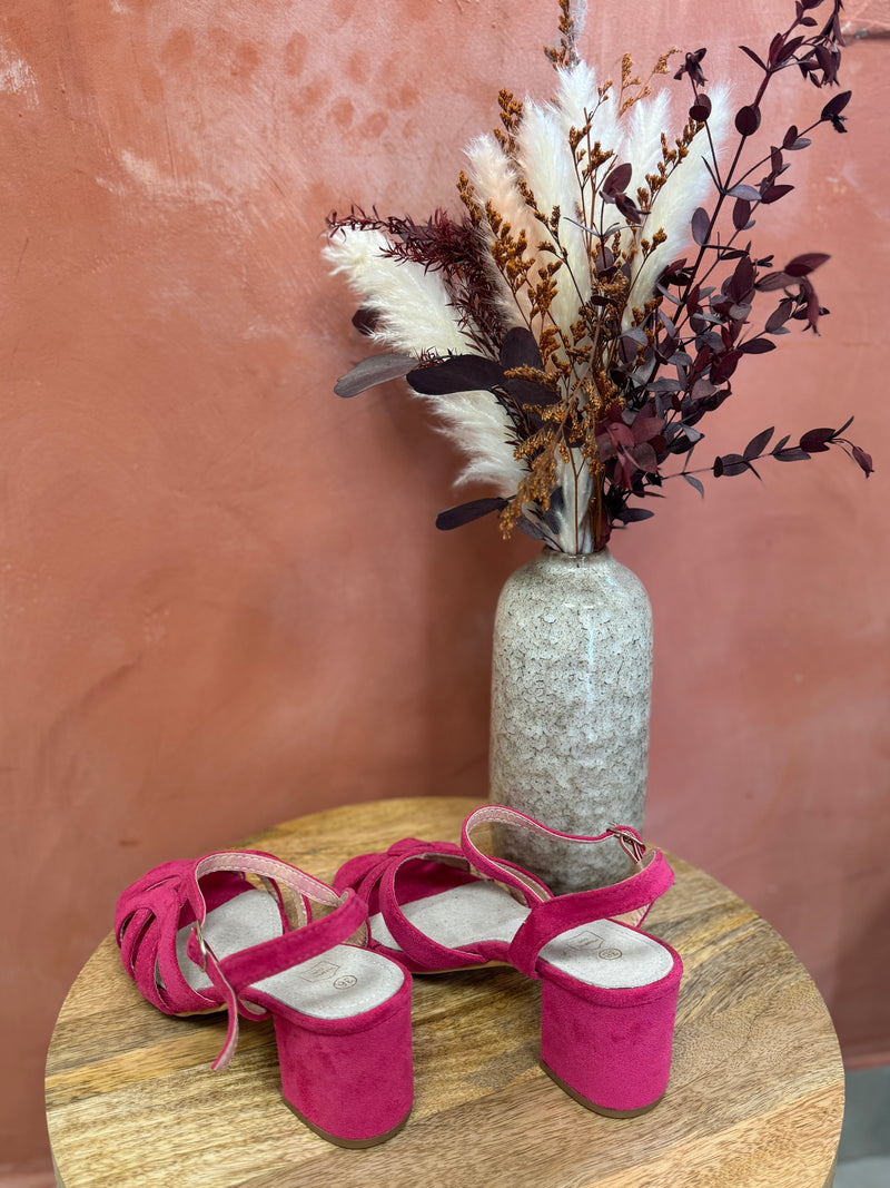 Sandales fushia