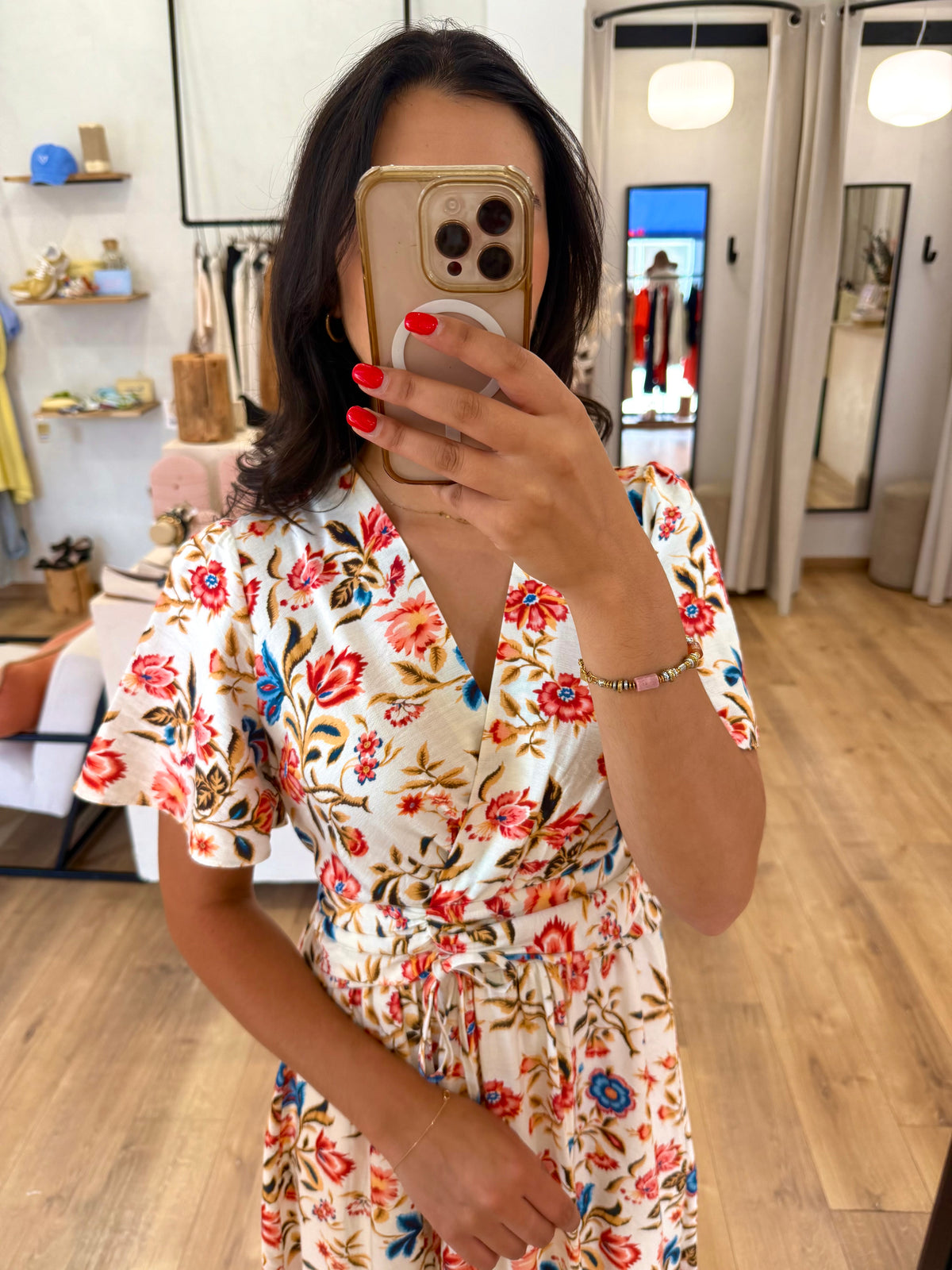 Robe longue motifs - stella
