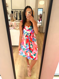 Robe Motifs Rose - Manon