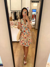 Robe motifs beige - Nino