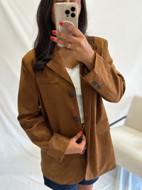 Blazer suédine - Brown