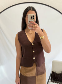 Gilet choco - Nadia