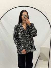 Blazer velours argenté - Paillettes