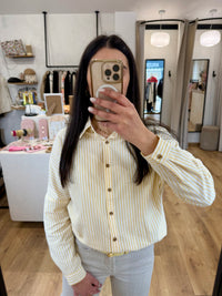 Blouse rayure jaune - Lisa