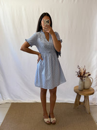 Robe courte bleu - Opia