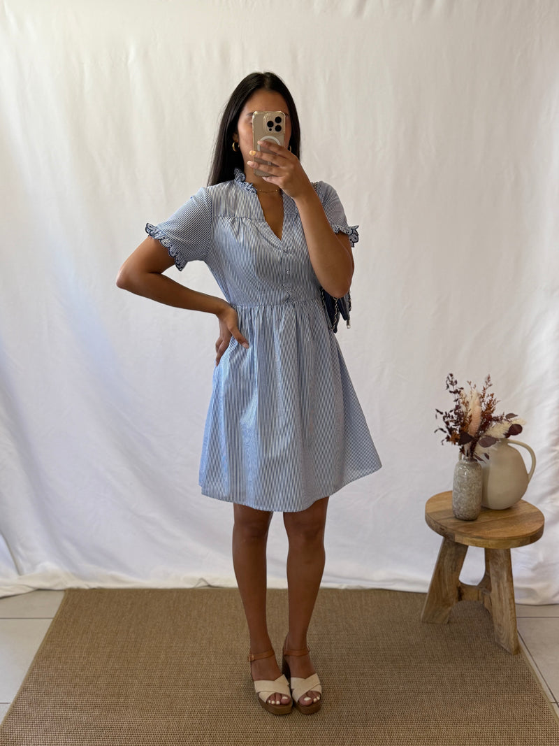 Robe courte bleu - Opia