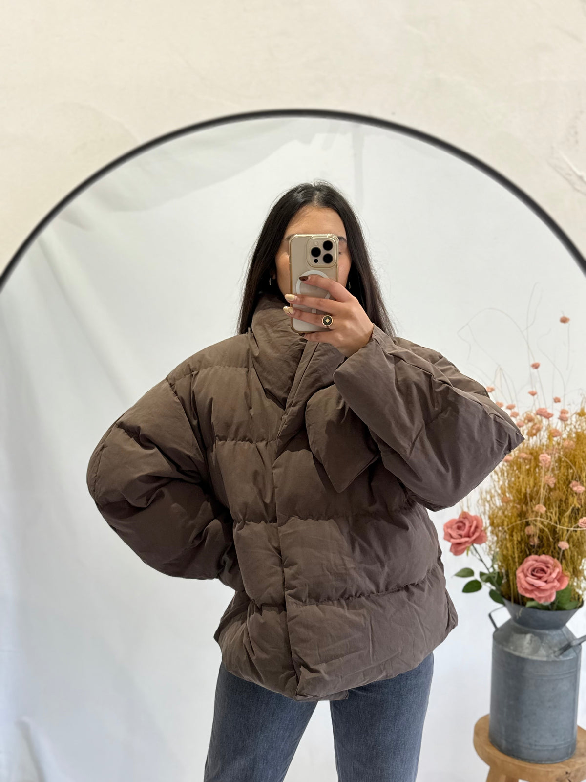 Doudoune marron - Joséphine