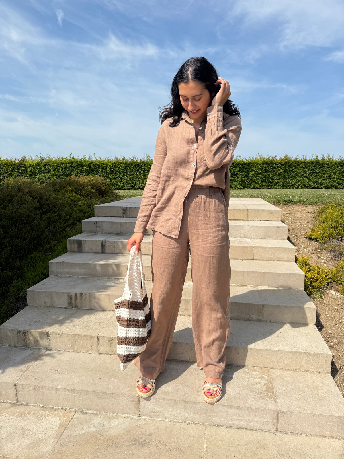 Pantalon lin choco - Léna