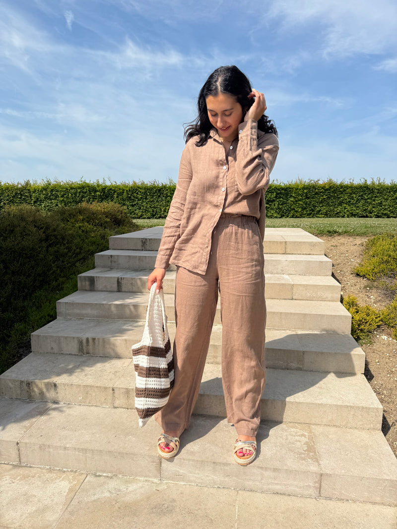 Pantalon lin choco - Léna
