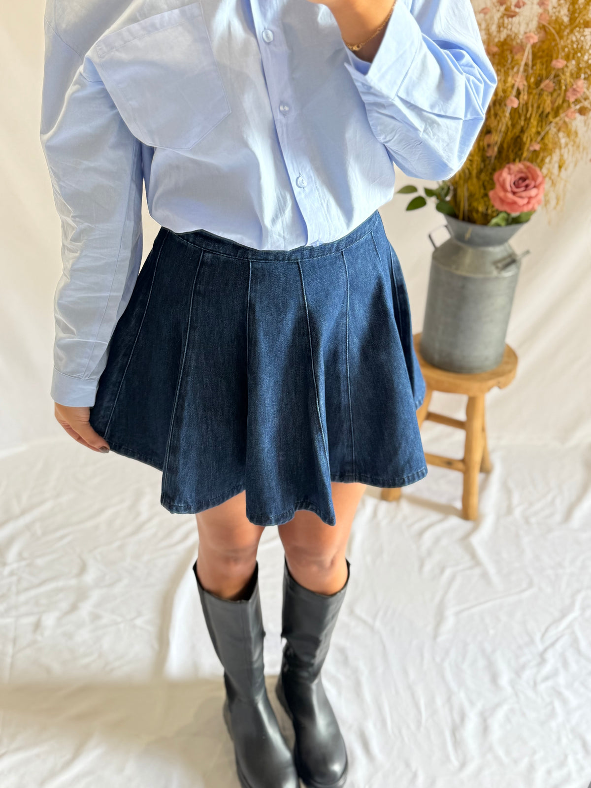 Jupe jean brut - Joelle