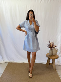 Robe courte bleu - Opia