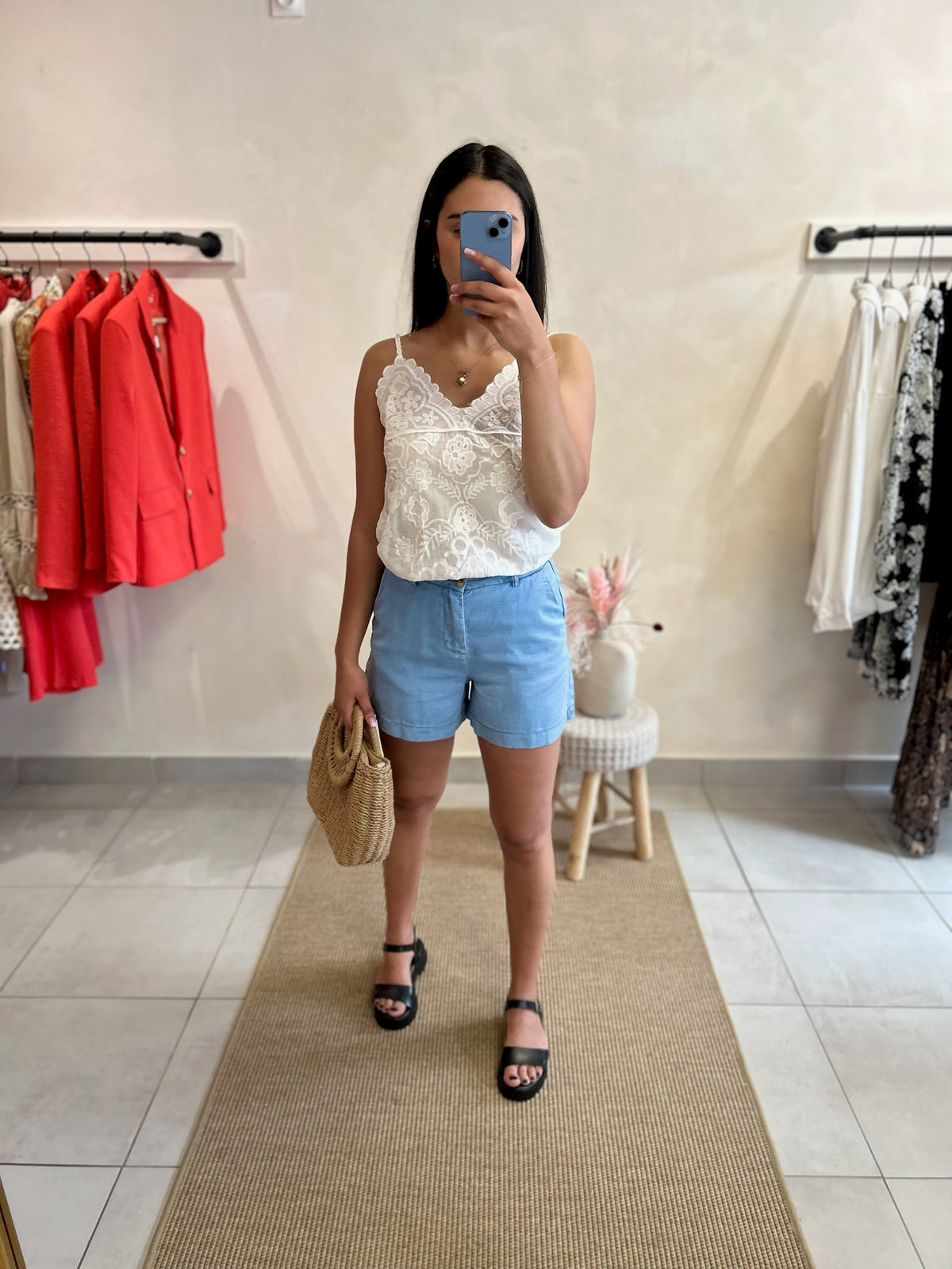 Short Bleu - Laure