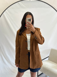 Blazer suédine - Brown