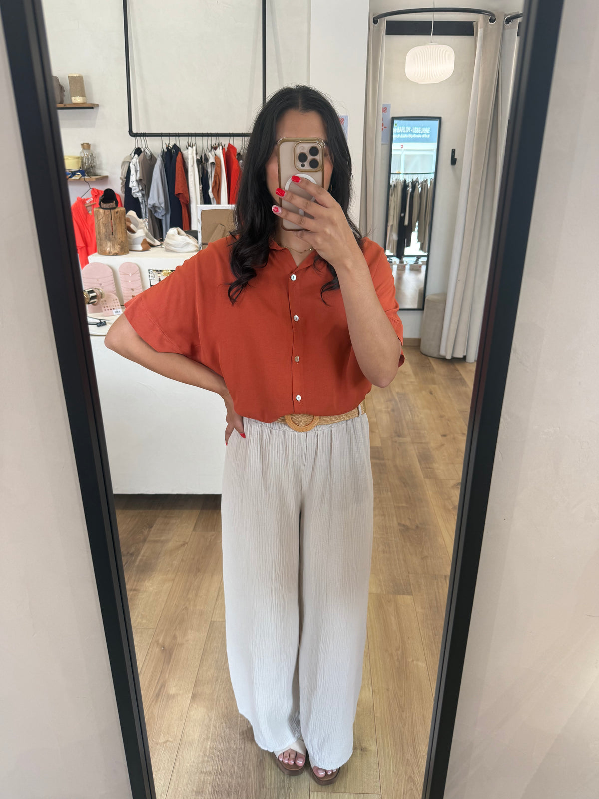Blouse brique - urina
