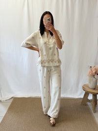 Pantalon écru lin - Vivo