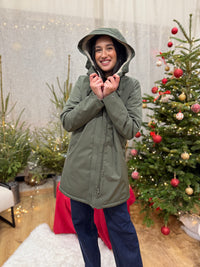 Parka fourré kaki - Astrid