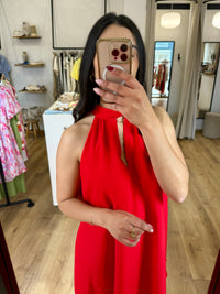 Robe courte rouge - Lina