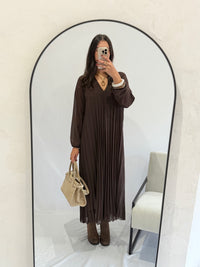 Robe longue choco - Nany