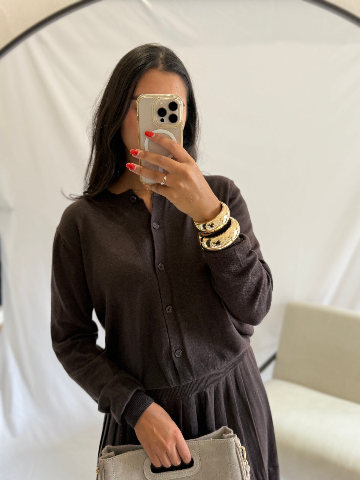 Gilet marron - Oly