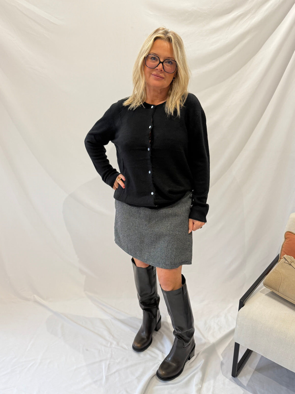 Jupe short noir GT - Olivia