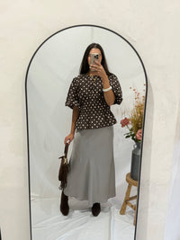 Jupe fluide champagne - Iris