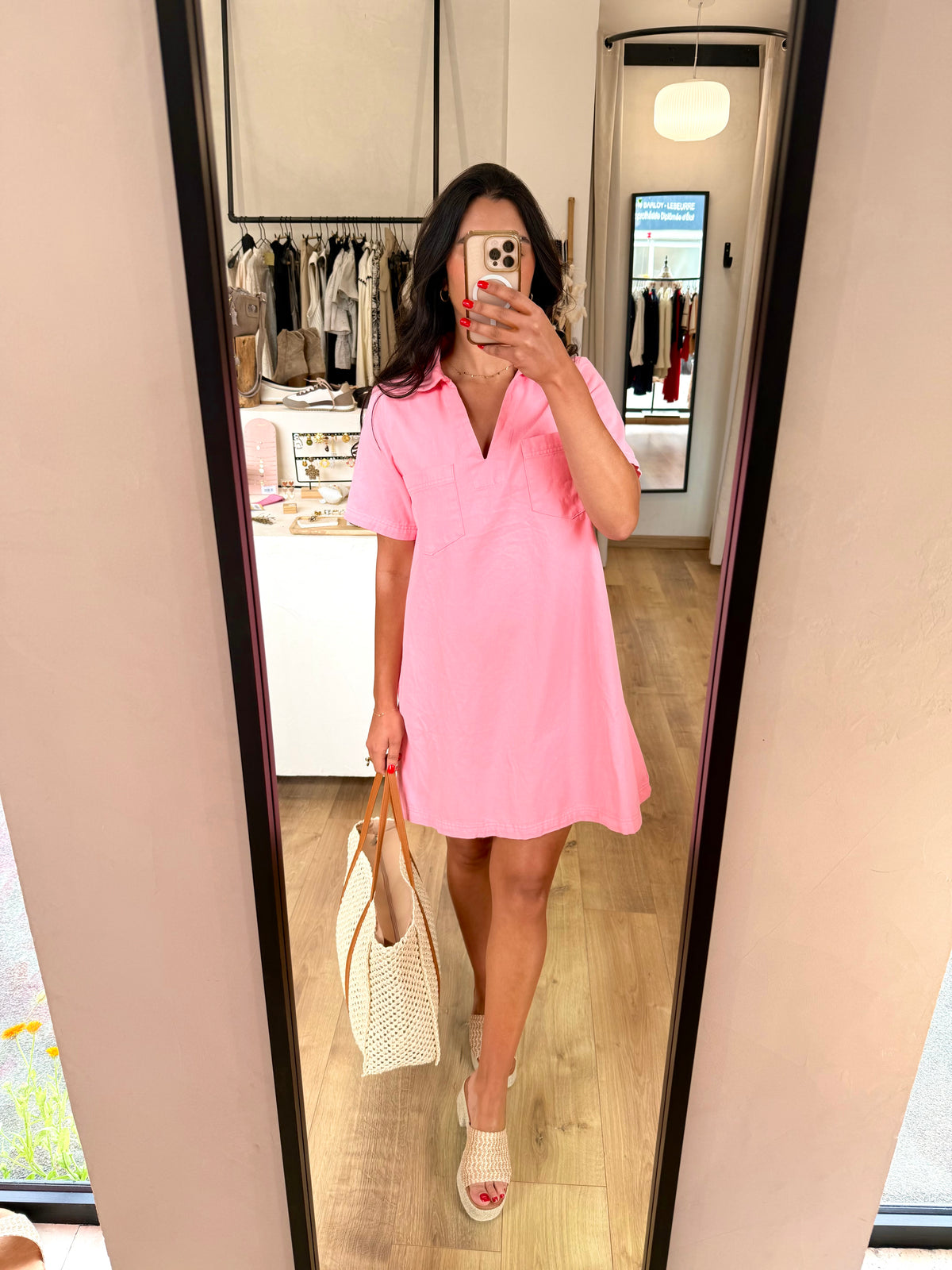 Robe rose - Elisa