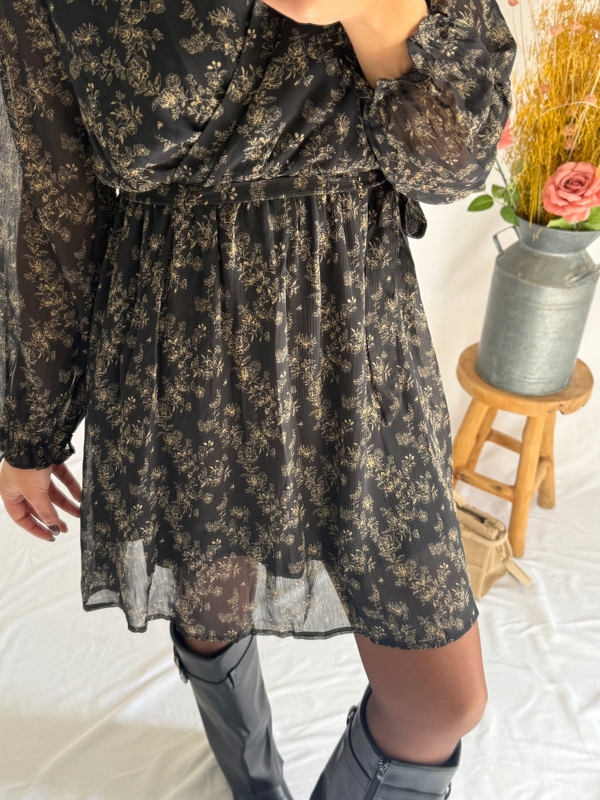 Robe courte noir - Alma