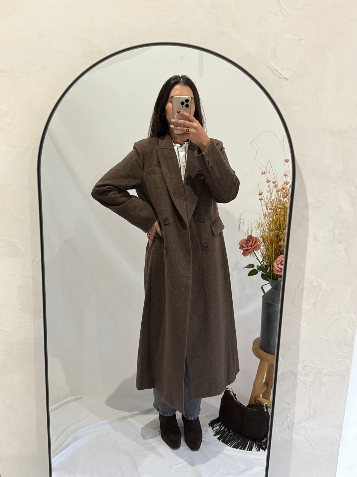 Manteau long choco - Polio