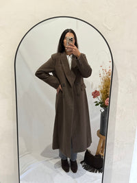 Manteau long choco - Polio