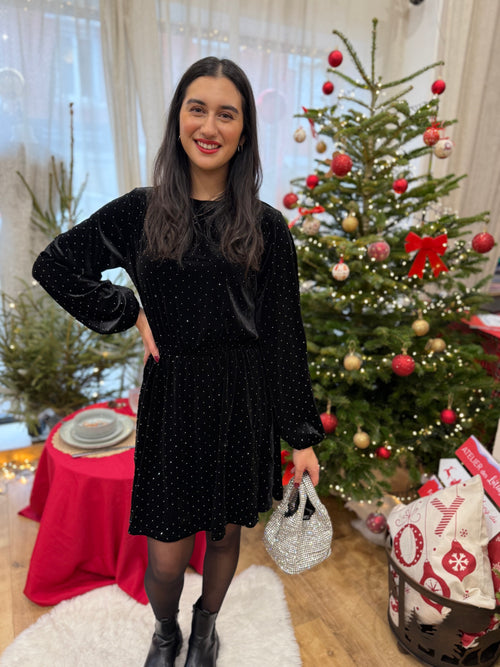 Robe noir brillant - Ashler