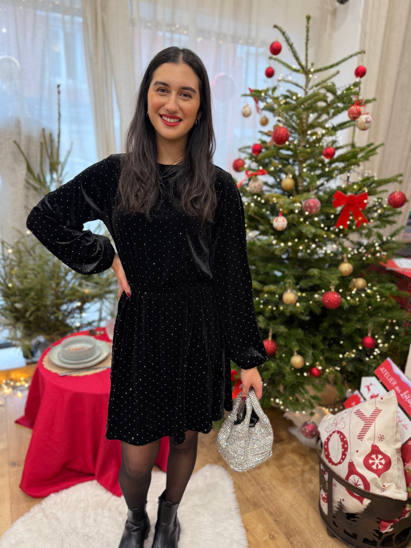 Robe noir brillant - Ashler