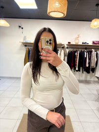 Sous pull beige- cachemire