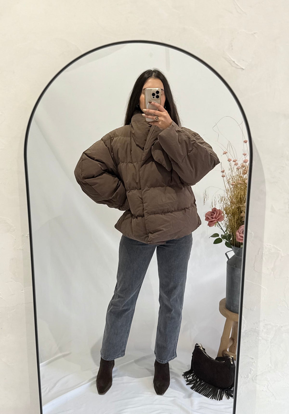 Doudoune marron - Joséphine