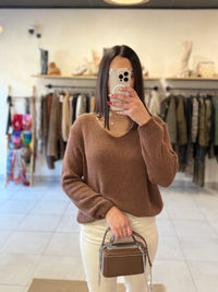 Pull marron - Nina