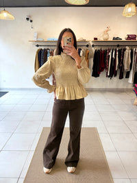 Blouse beige - Celia