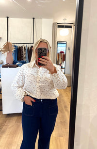 Blouse motifs marron GT - Orla