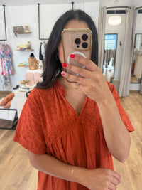 Robe broderie - pia